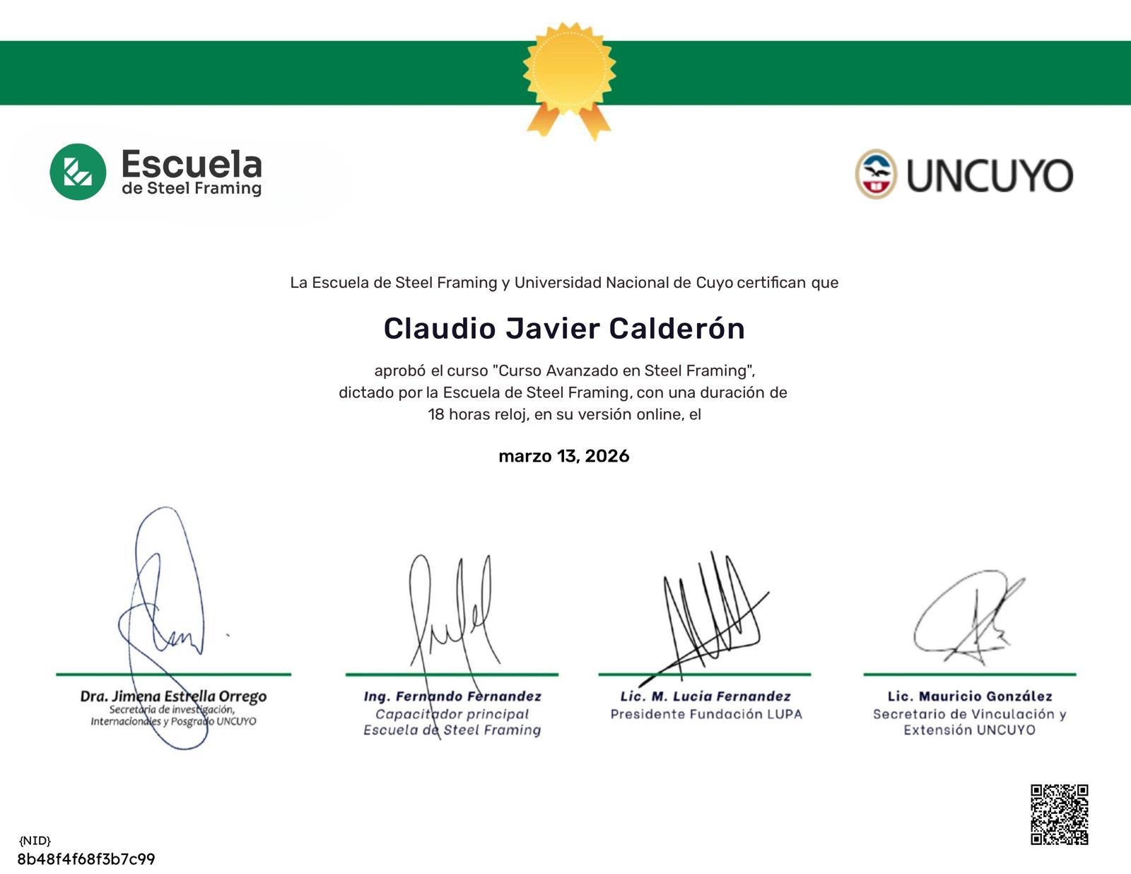 Curso Avanzado en Steel Framing